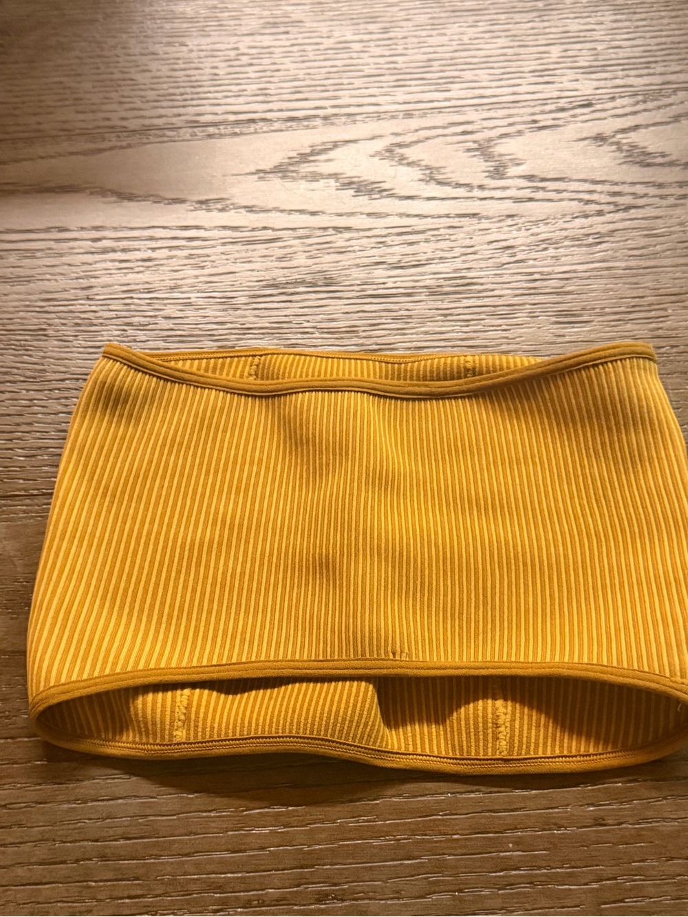 Urban Outfitters Mustard Ribbed Tube Skirt
